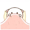 🛌 Эмодзи «Peach And Goma» для Telegram