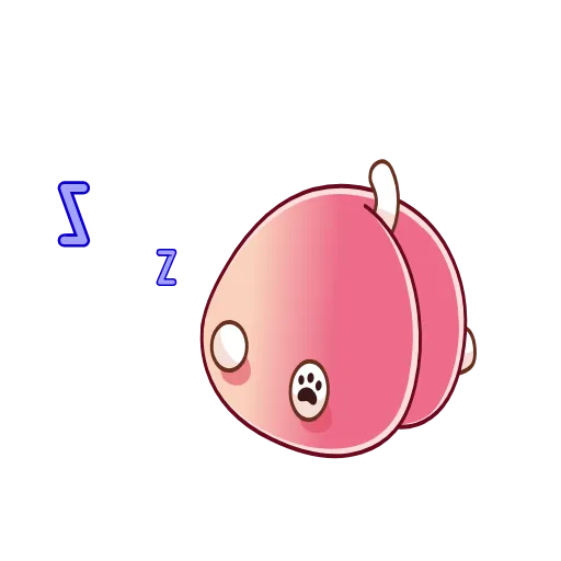 😴 Эмодзи «Peachat» для Telegram