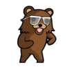 ⭐️ Эмодзи «Pedobearstaticemoji» для Telegram