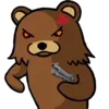 ⭐️ Эмодзи «Pedobearstaticemoji» для Telegram