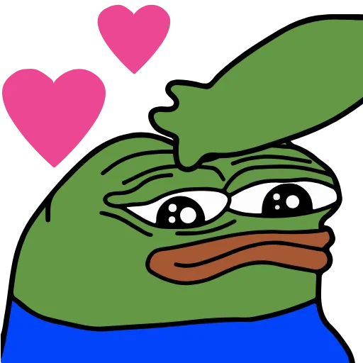 🥰 Эмодзи «🚶‍♀ Peepo Pepe - лягушонок Пепе» для Telegram