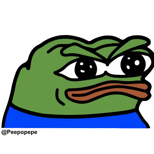 😌 Эмодзи «🚶‍♀ Peepo Pepe - лягушонок Пепе» для Telegram
