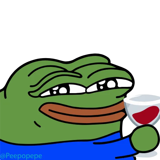 🍷 Эмодзи «🚶‍♀ Peepo Pepe - лягушонок Пепе» для Telegram
