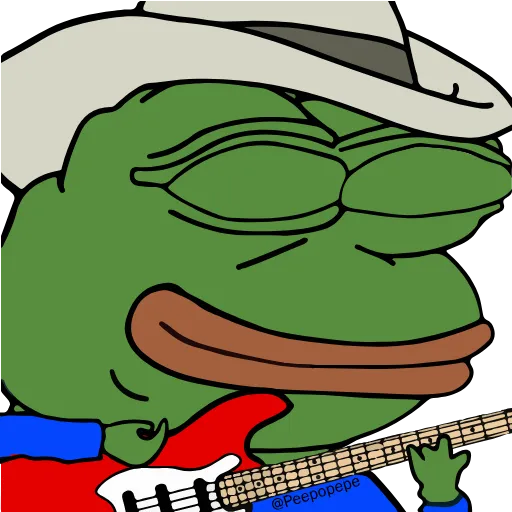 🎸 Эмодзи «🚶‍♀ Peepo Pepe - лягушонок Пепе» для Telegram