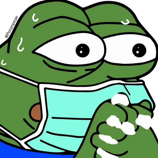 😷 Эмодзи «🚶‍♀ Peepo Pepe - лягушонок Пепе» для Telegram