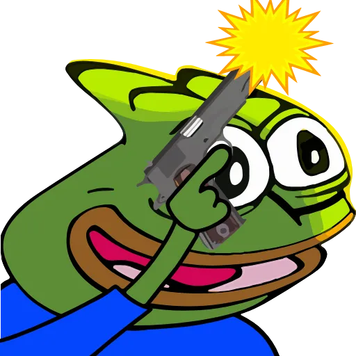 🔫 Эмодзи «🚶‍♀ Peepo Pepe - лягушонок Пепе» для Telegram