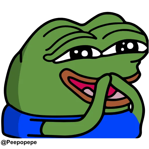 🤭 Эмодзи «🚶‍♀ Peepo Pepe - лягушонок Пепе» для Telegram