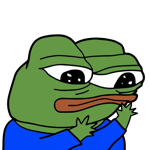👏 Эмодзи «🚶‍♀ Peepo Pepe - лягушонок Пепе» для Telegram