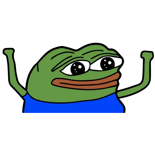 ☺️ Эмодзи «🚶‍♀ Peepo Pepe - лягушонок Пепе» для Telegram