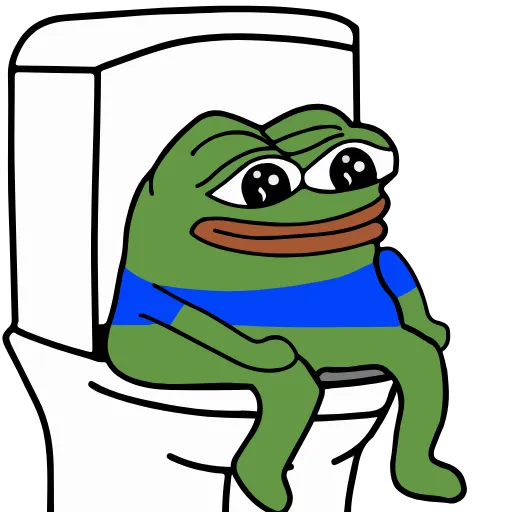 🚽 Эмодзи «🚶‍♀ Peepo Pepe - лягушонок Пепе» для Telegram