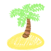 🏝 Эмодзи «Pencil Emoji» для Telegram