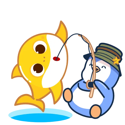 🎣 Эмодзи «Pengu Collection» для Telegram