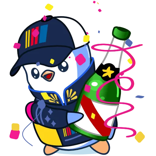 🥂 Эмодзи «Pengu Collection» для Telegram
