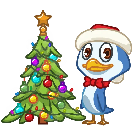 🎄 Эмодзи «Penguinissimo» для Telegram