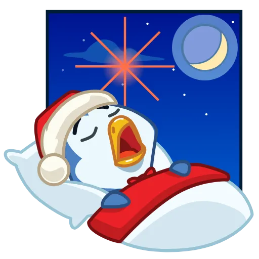 😴 Эмодзи «Penguinissimo» для Telegram
