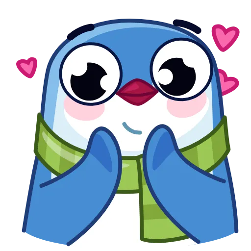❤️ Эмодзи «Penguinissimo» для Telegram