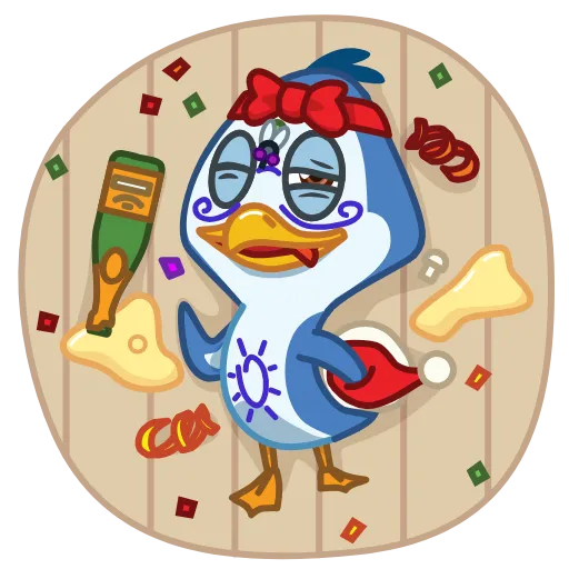 😵 Эмодзи «Penguinissimo» для Telegram