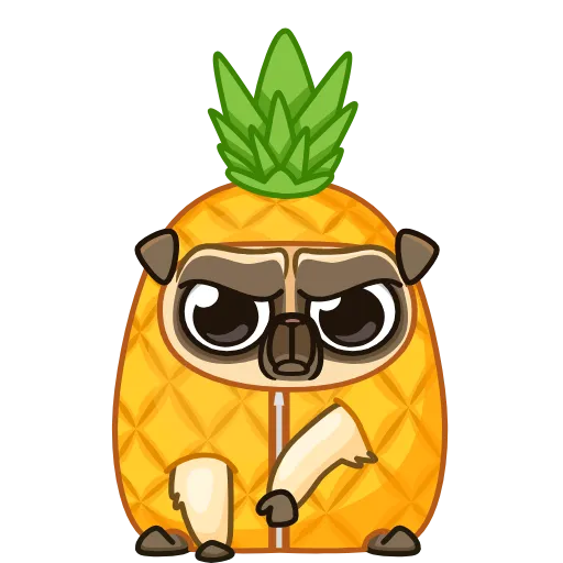 😡 Эмодзи «Penny Pug» для Telegram
