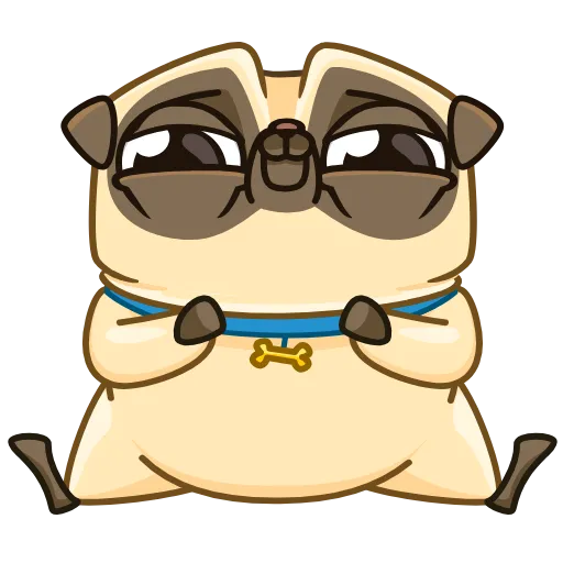 🤗 Эмодзи «Penny Pug» для Telegram