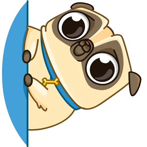 👋 Эмодзи «Penny Pug» для Telegram