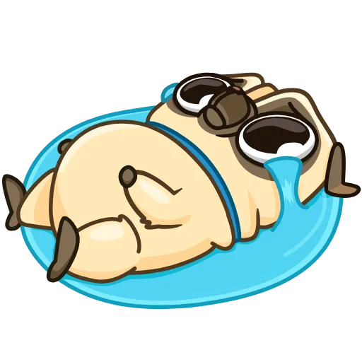 😭 Эмодзи «Penny Pug» для Telegram