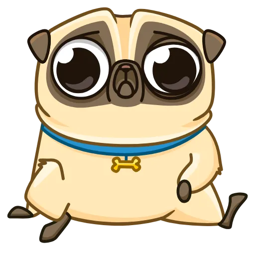 👀 Эмодзи «Penny Pug» для Telegram