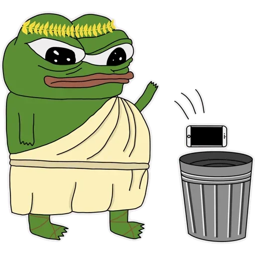 📵 Стикер «Pepe Love» для Telegram