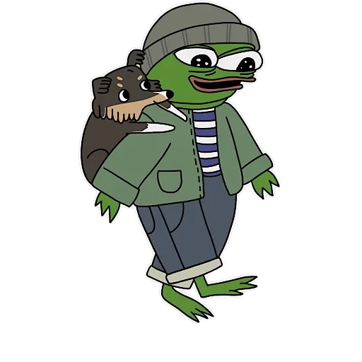 🚶 Стикер «Pepe Love» для Telegram