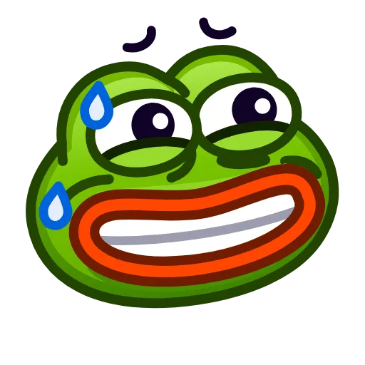 😬 Эмодзи «Pepe Emoji» для Telegram