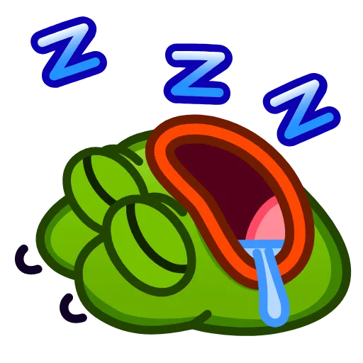😴 Эмодзи «Pepe Emoji» для Telegram