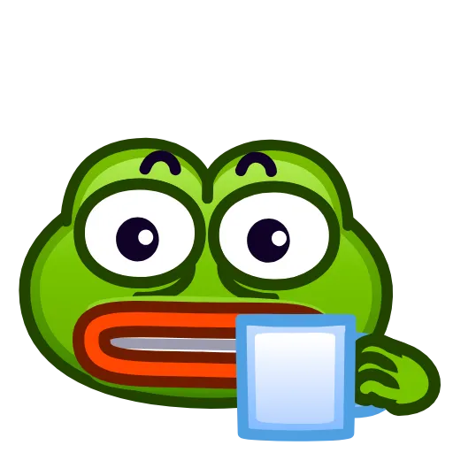 ☕️ Эмодзи «Pepe Emoji» для Telegram
