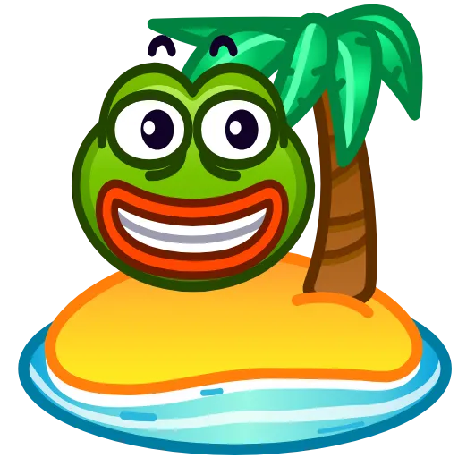 🏝 Эмодзи «Pepe Emoji» для Telegram