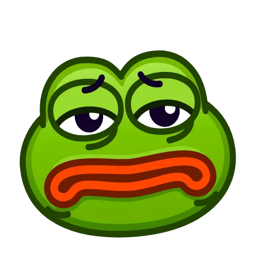 🙁 Эмодзи «Pepe Emoji» для Telegram