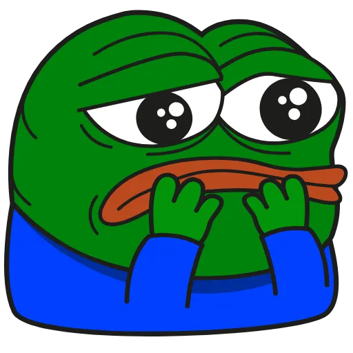 😢 Эмодзи «Pepe Gif Emoji» для Telegram