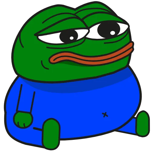 😞 Эмодзи «Pepe Gif Emoji» для Telegram