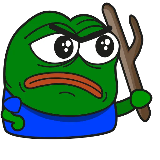 😠 Эмодзи «Pepe Gif Emoji» для Telegram