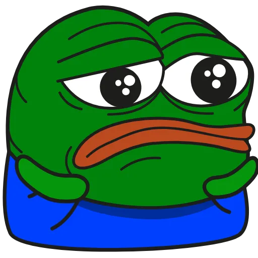 😞 Эмодзи «Pepe Gif Emoji» для Telegram