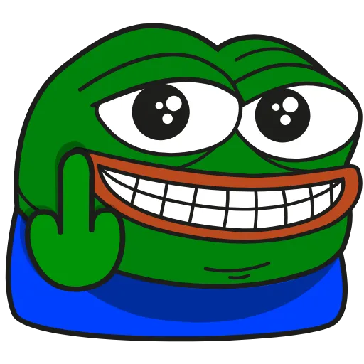 🖕 Эмодзи «Pepe Gif Emoji» для Telegram