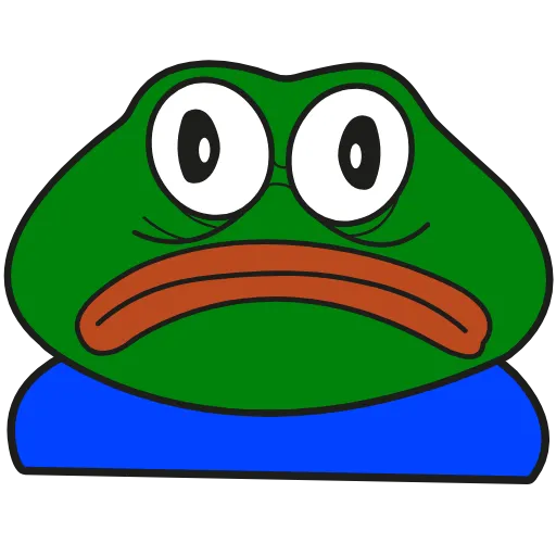😔 Эмодзи «Pepe Gif Emoji» для Telegram