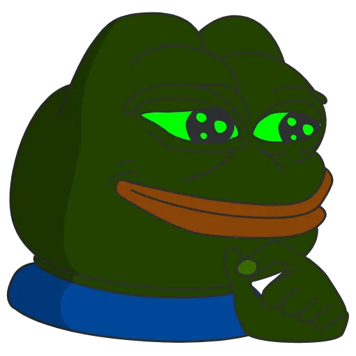 😉 Эмодзи «Pepe Toxic» для Telegram