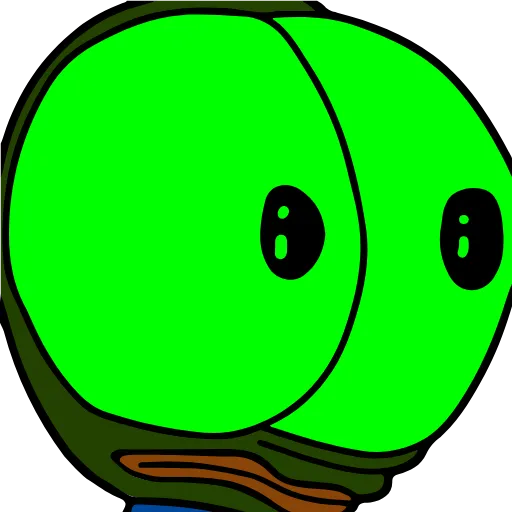 😳 Эмодзи «Pepe Toxic» для Telegram