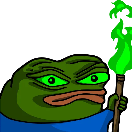 🔥 Эмодзи «Pepe Toxic» для Telegram