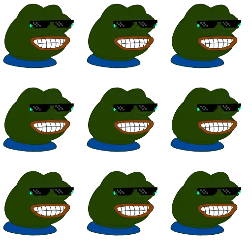 😎 Эмодзи «Pepe Toxic» для Telegram