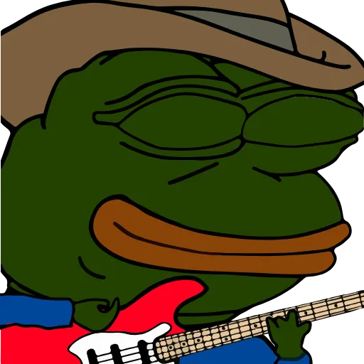 🎸 Эмодзи «Pepe Toxic» для Telegram