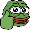 👍 Эмодзи «Pepehead» для Telegram