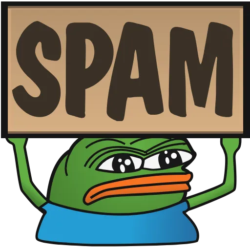 🤬 Эмодзи «Пепе с табличками» для Telegram