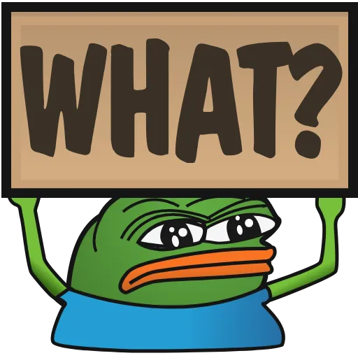 🤬 Эмодзи «Пепе с табличками» для Telegram