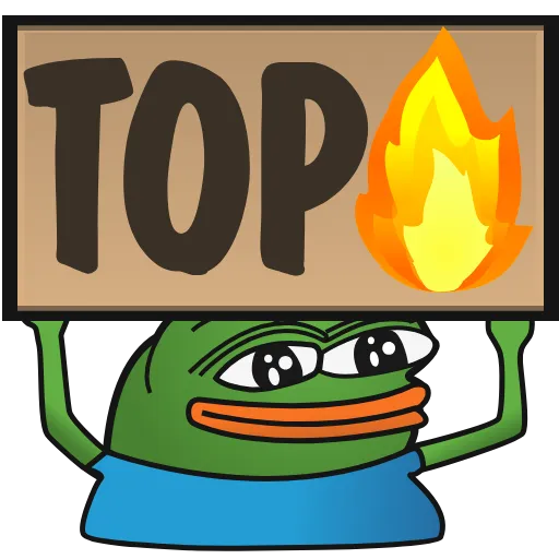 🔥 Эмодзи «Пепе с табличками» для Telegram