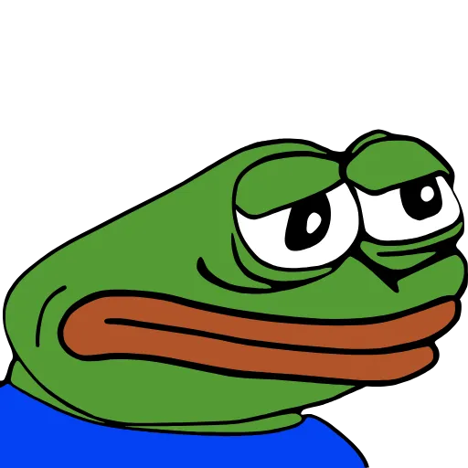 😕 Эмодзи «Pepega» для Telegram
