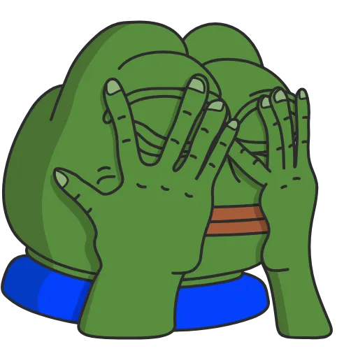 🙈 Стикер «Pepe the frog» для Telegram